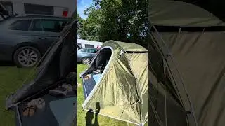 Morena 5.0 Blackout tent. keeps sun out and cools the tent.