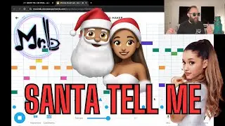 SANTA TELL ME от Арианы Гранде в Chrome Music Lab