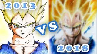 Mi Dibujo de Niño VS Adulto | 2013 VS 2018 | Antes y Despues |  RETO  |  Esteban Arts