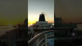 9pm North Atlantic ocean view/ cruise #seatraveller