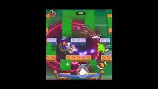 Enemies in Sandy's super 😰 #brawlstars #shorts #mortis