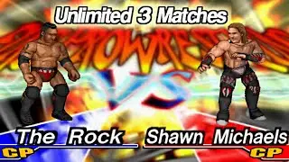 Fire Pro Wrestling Returns: Best of 3 - The Rock vs Shawn Michaels!