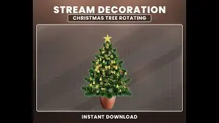 Animated Christmas Elements Overlay &ndash; Streamlabs & OBS Stream Overlay