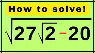 Japanese | Can you solve this? | Brain Teaser Math Olympiad Problem 