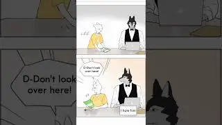 Master cat and his Wolf butler 😼🐺 #yaoi #bl #manga #cute #master #cat #wolf ✨