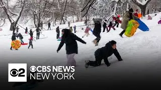 Snow storm dumps massive amount ion NYC and beyond - 6 p.m. update
