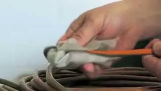 Power cord cleaning