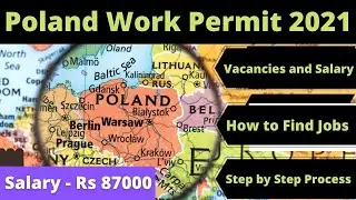 Poland Work Permit Process 2021| Vacancies | Jobs in Poland | TRC Card | in Hindi