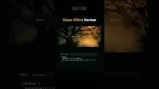 glass effect navbar #css #css3 #webdevelopment #uidesign #uxdesign #webdesign #html