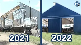 One year later: New Jersey&rsquo;s largest dairy farm rebuilds after devastating tornado