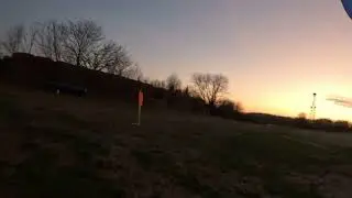 (3 years ago) Landing after flying for over an hour.