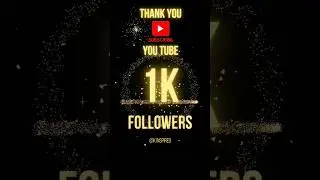 We hit 1k 🎊❤️ , I just want to say a huge thank you to all of my followers and youtube #1k #viral