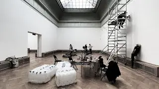 Zimoun : Installing at Rewire / Proximity Music, Den Haag, NL, 2025