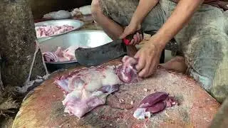 Expert Butchery. Amazing Meat Cutting skills. Butchery Skills