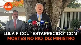 Ministro: Lula ficou estarrecido com mortes no Rio