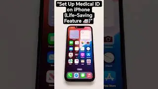 &ldquo;Set Up Medical ID on iPhone (Life-Saving Feature 🚑)&rdquo;