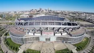 Sports Authority Field at Mile High from the Air