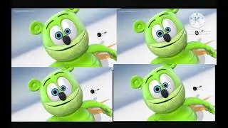 Gummy Bear Song HD  (Four Chipmunk Voice  Version At Once).  @krazygummy 