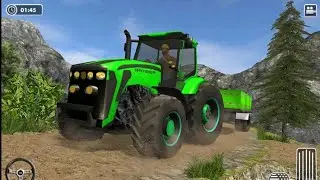 impossible tractor driving for the modern farmer driver.Tractor trolley harvest simulator 2022