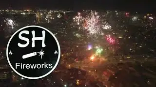 Jaarwisseling 2025/2026 Beverwijk Heemskerk drone beelden.