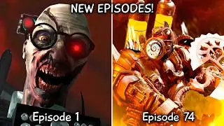 Skibidi Toilet Zombie Universe 1 - 74 All Episodes (+SECRET SCENES) Upgraded G-Man V6 (Episode 75?)