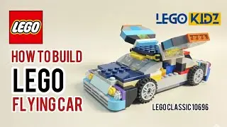 How to Build a LEGO Flying Car &ndash; Step by Step Tutorial | Lego Classic 10696
