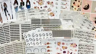 Fall Planner Sticker Haul | lots of fall deco!