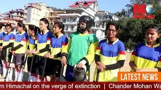intercollege women hockey championship final match between m.l.s.m college and mandi college
