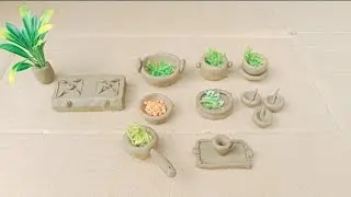 easy steps to make miniature diy craft clay kitchen tools||how to make craft clay kitchen tools