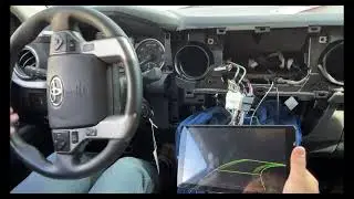 2022 TACOMA (original rearview mirror broken) head unit verification