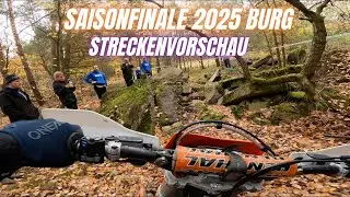 Enduro DEM Burg 2025 Streckenvorschau // Saisonfinale // Track Preview