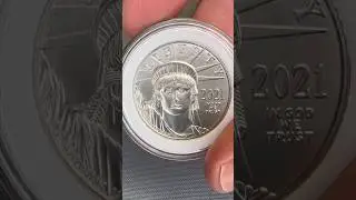 American Platinum Eagle $100 U.S. Coin #platinum #coin #uscoins