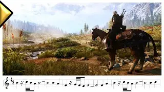 The Fields of Ard Skellig (The Witcher) | Easy Sheet Music Notes