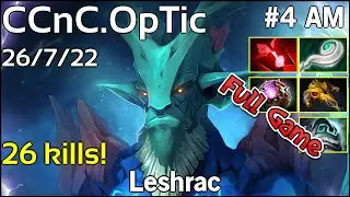 26 kills! CCnC [OpTic] Leshrac - Dota 2 Full Game 7.19