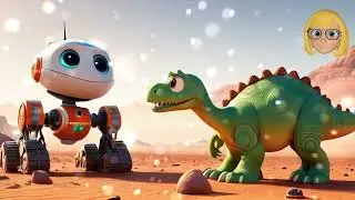 Dino Explores Mars! 🦖🌌 | Fun Space Adventure for Kids | Science Cartoon