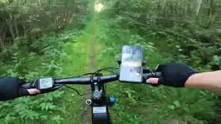 Annedal – Ekeby Mosse – Spår vid Hyttskogen – Ekeby Mosse - Annedal. Sala Kommun. EMTB Sala