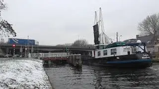 Brugopening Trappistenbrug Tilburg Ophaalbrug/ Drawbridge/ Pont Levis/ Klappbrücke
