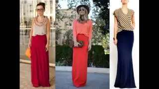 Crop Top And Maxi Skirt Outfit Ideas