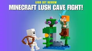 LEGO Minecraft | The Lush Cave Fight | Set 30705 | Unbox & Review!
