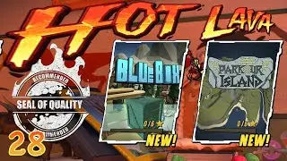 Blue Box и Parkour Island All Stars | Горячая лава, часть 28