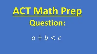 ACT Math Prep