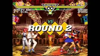 Elecbyte Kung Fu VS Capcom-SNK School Girls Round 1 Match 27