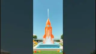 Insane Giant Inflatable Rocket Pool 🚀 | Viral Summer Pool Idea You Need to Watch!