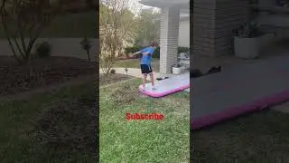 Back flip off air track #fun #best #viral #trending #insane #subscribe #cool