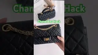 How to Convert a Chanel Mini Flap into a Top Handle Flap Bag #chanel