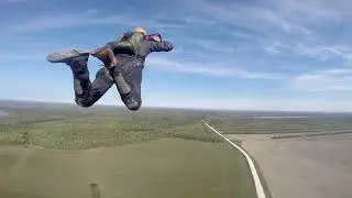 Бейспрыжки с заброшенной радиорелейной башни 140 м. - осень