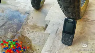 nokia 105 vs big cycle and crushing soft things ||mini tricks||
