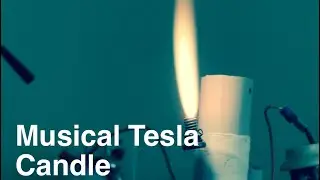Музыкальная свеча Теслы 10 МГц