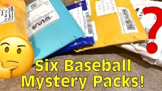 OPENING SIX BASEBALL MYSTERY PACK PRODUCTS!  (Mystery Box Monday)