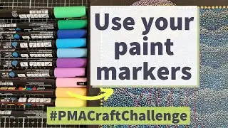 Easy Dot Painting / Under the Sea Theme / July / #PMAcraftchallenge (Monika - Quilling Lady)